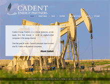 Tablet Screenshot of cadentenergy.com